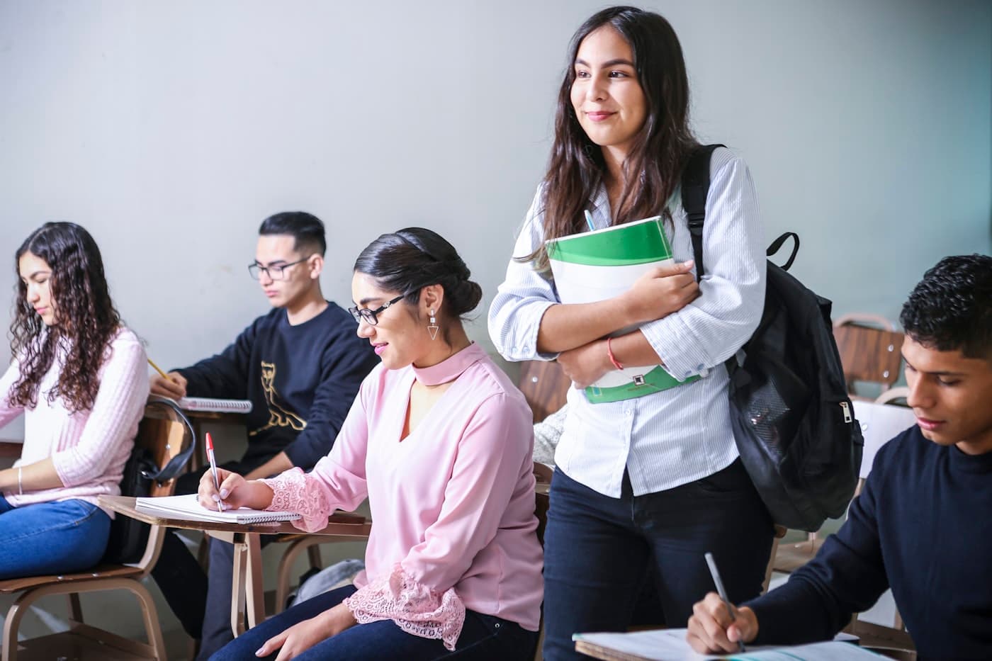 studenti seguiti da un tutor